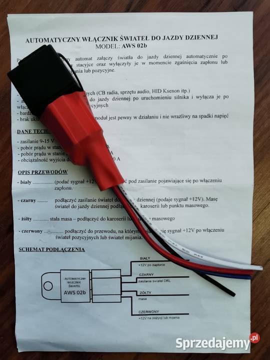 Automatyczny WŁĄCZNIK ŚWIATEŁ Do Jazdy Dziennej Akcesoria samochodowe śląskie Rędziny