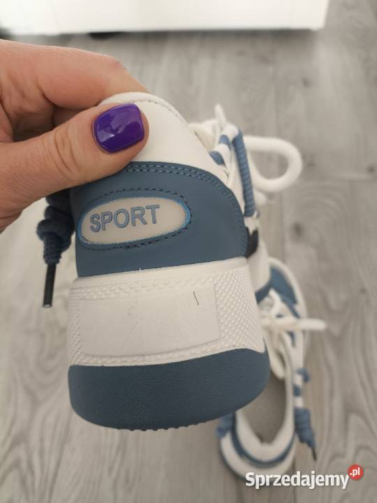 Sportowe sneakersy damskie RoyalFashion błękit Poznań