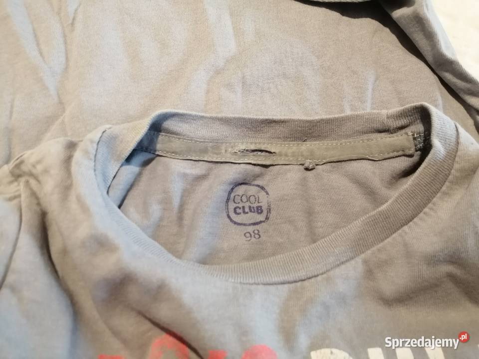 Koszulka krótki rękaw Tshirt okulary 98 Smyk Czeladź