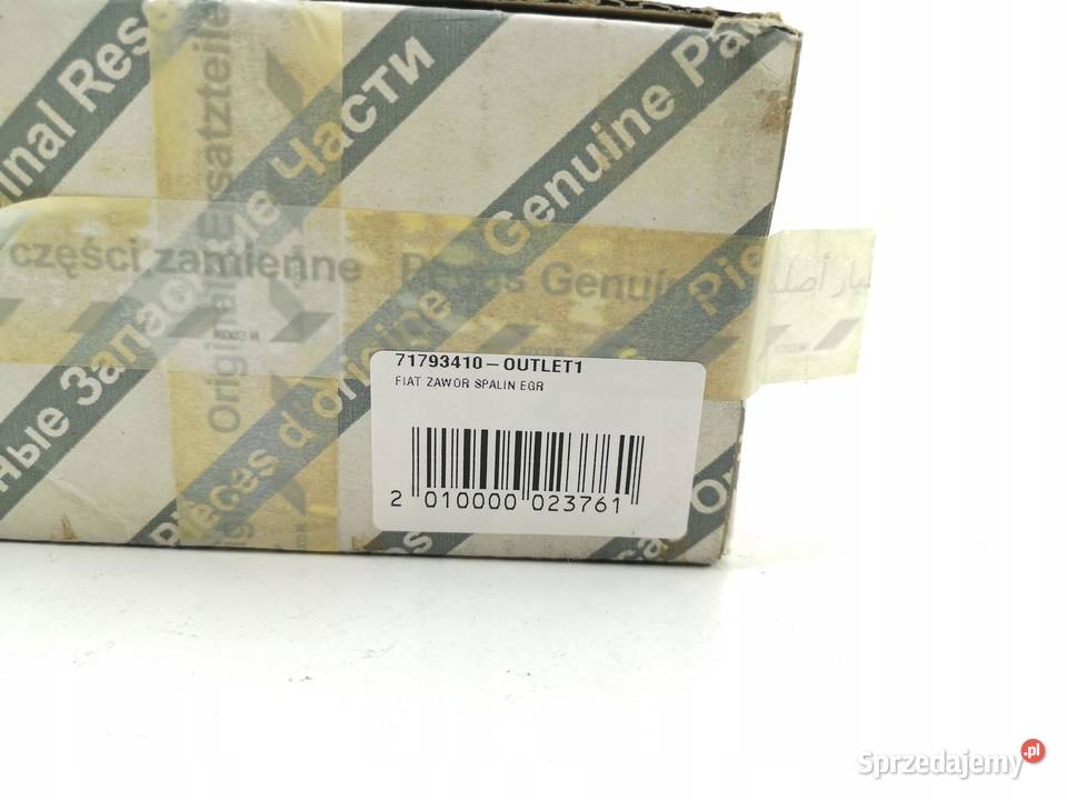 ZAWÓR EGR FIAT IDEA 0512 LANCIA MUSA 0413 13JTD