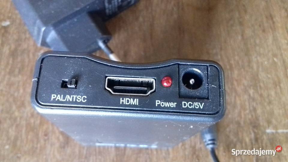 Konwerter HDMI SCART z zasilaczem sprzedam