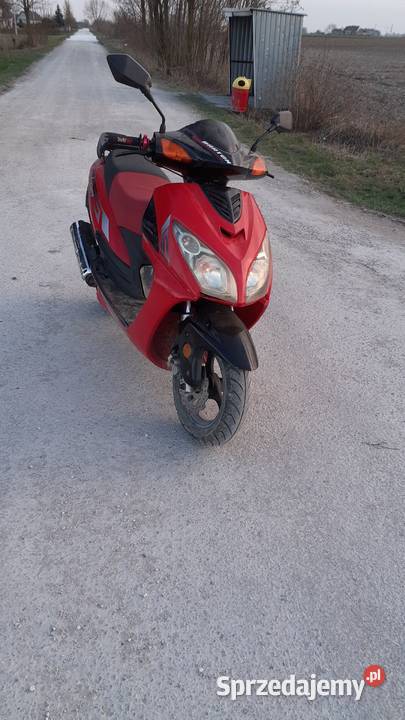Skuter 2T 50cc uszkodzony Dąbrowa Biskupia sprzedam