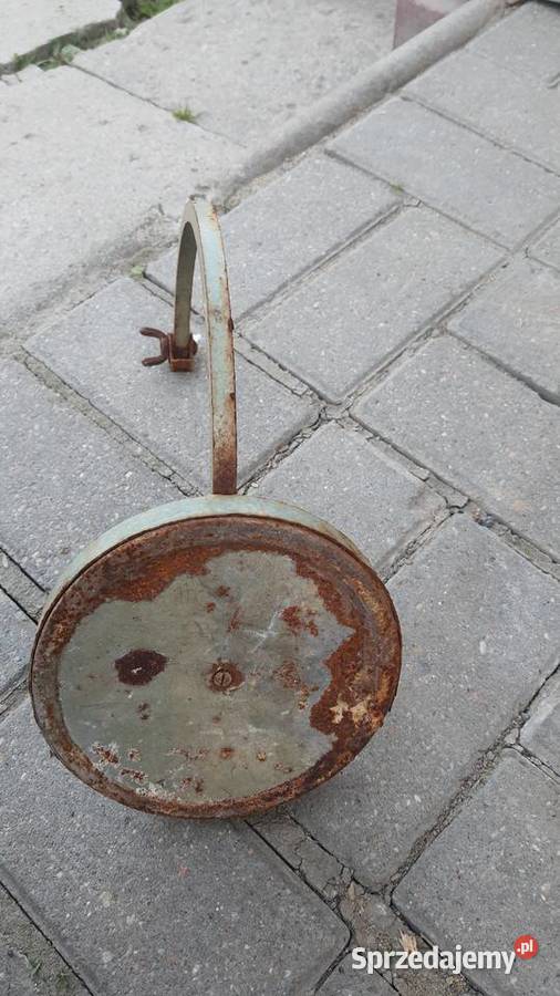 Stara podstawa lampki biurkowej metalowa