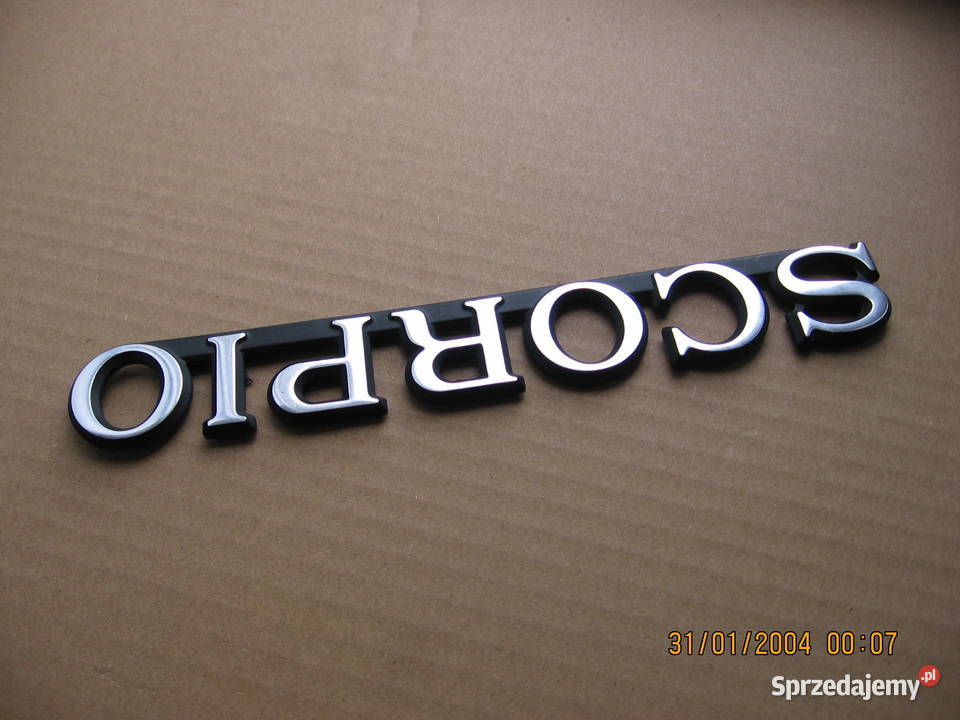 Ford Scorpio napis emblemat auto klasyk PRL podkarpackie Przemyśl