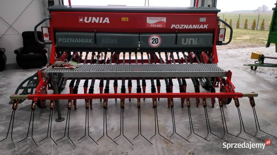 Siewnik zbożowy Unia Poznaniak 5503 z 2020 roku Pozostałe Łuków