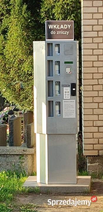 Zniczomat T4 do wkładów do zniczy z płatnością Alwernia