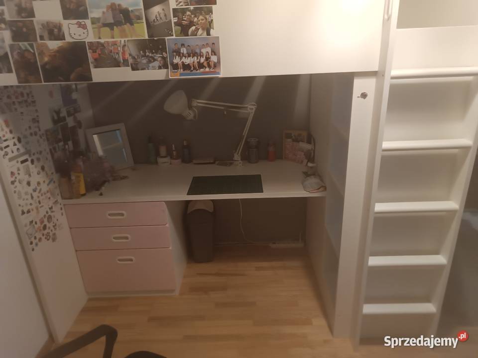 Łóżko piętrowe IKEA z biurkiem biurko szafa Częstochowa