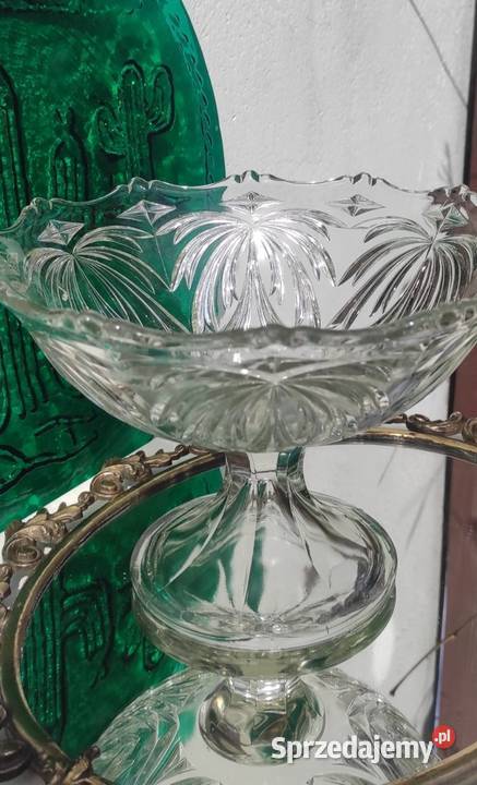 ALZATAVINTAGE ŚRODEK STOŁU WŁOSKA PATERA GŁĘBOKA Porcelana i szkło Pabianice