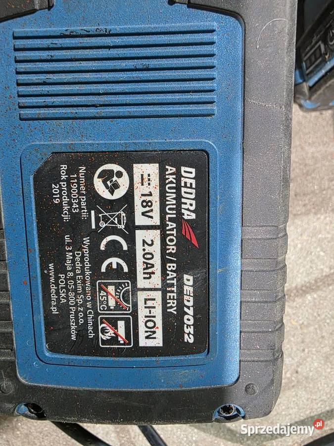 Szlifierka akumulatorowa DEDRA DED7050 125 mm Lublin