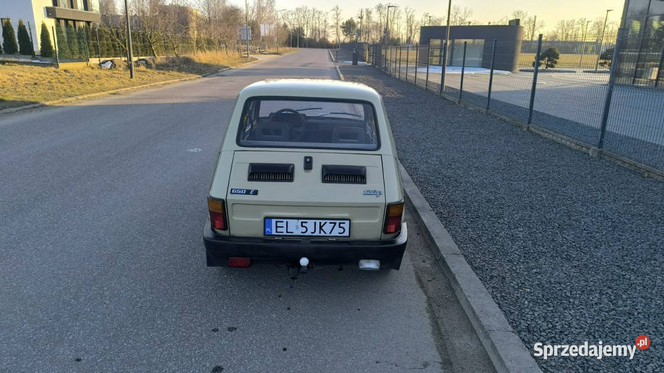 Fiat 126 6503 1987r 3wł 65 Sprawny Zadbany Pabianice