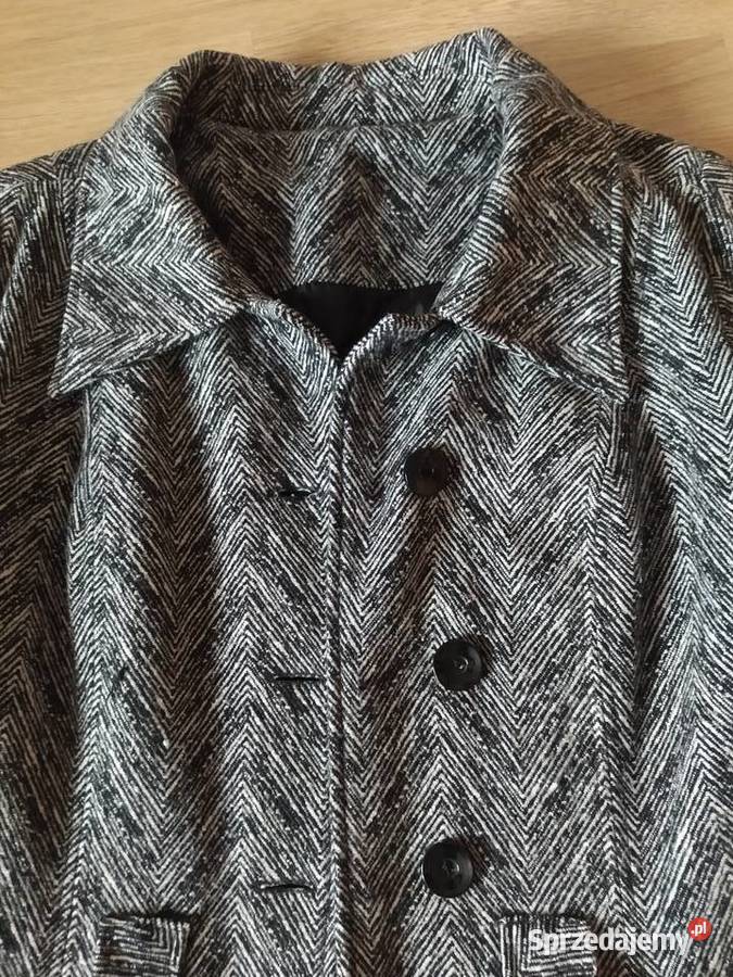 Płaszcz kurtka w sosenkę 42 40
