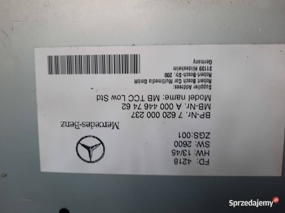 RADIO MAŁE MERCEDES ACTROS MP 4 EURO 6 ciężarowe Staszów