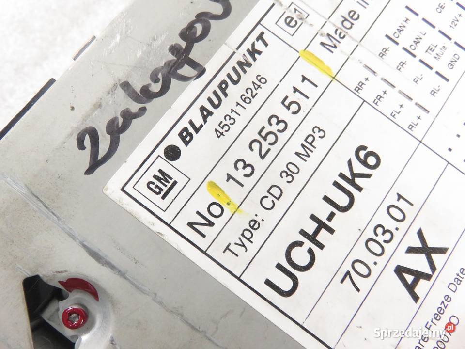 RADIO OPEL VECTRA C Kombi Z02 13253511