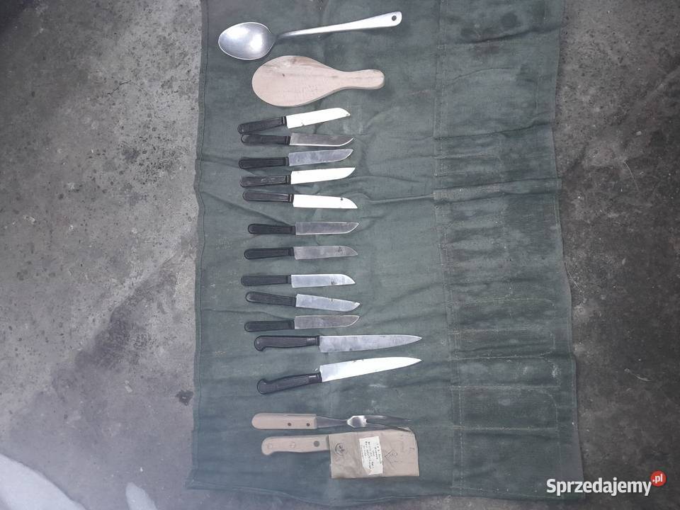 Zestaw kuchenny połowy z epoki kolekcjonerski Pozostałe wielkopolskie Piła