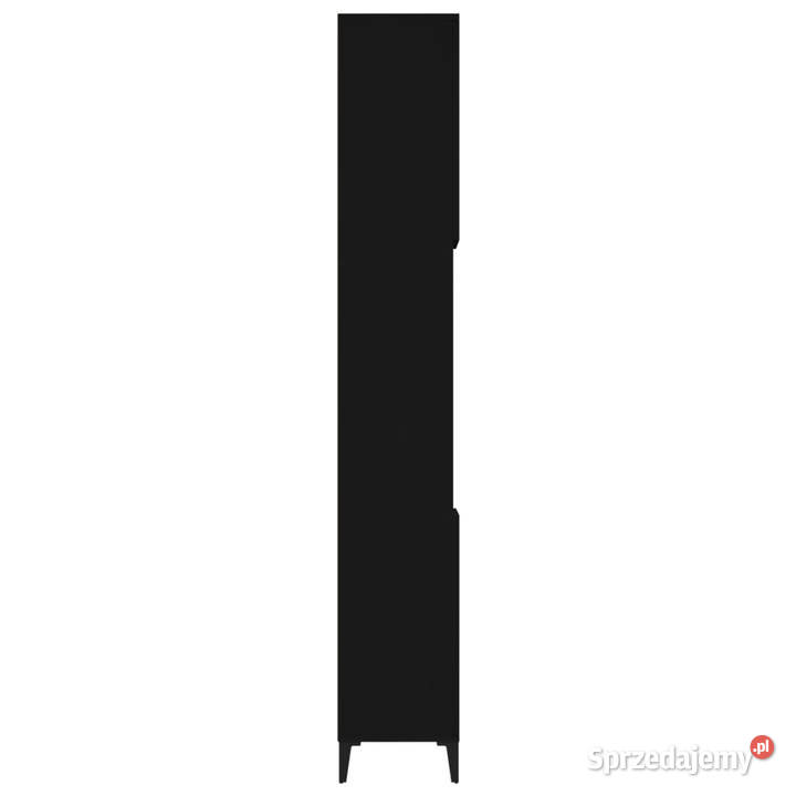 Szafka łazienkowa czarna 30x30x190 materiał mazowieckie Warszawa