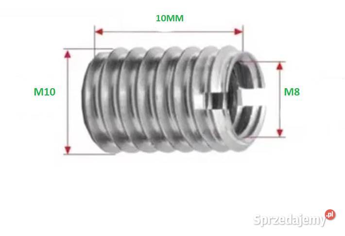 REDUKCJA NAPRAWA GWINTU M10 DO M8 X 10MM podkarpackie Trześniów sprzedam
