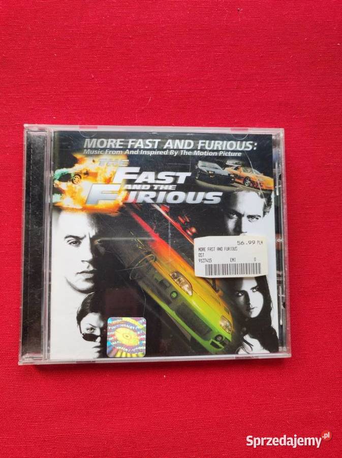 Szybcy i wściekli 2000 The Fast And The Furious Płyty i kasety Kielce