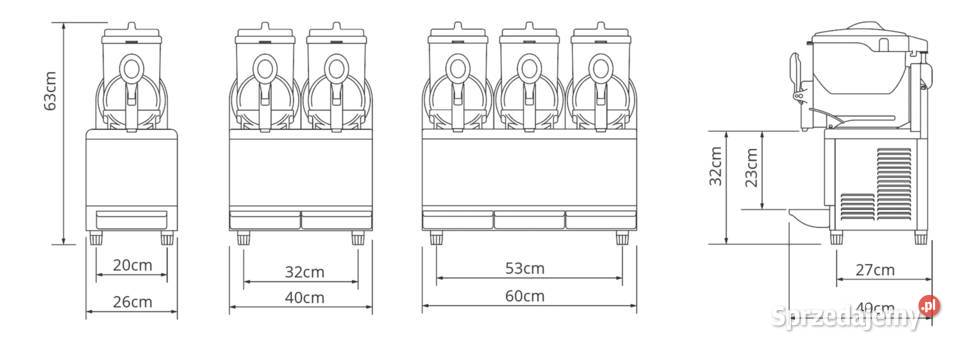 Granitor GBG GRANISMART White 3x5l Carpigiani sprzedam