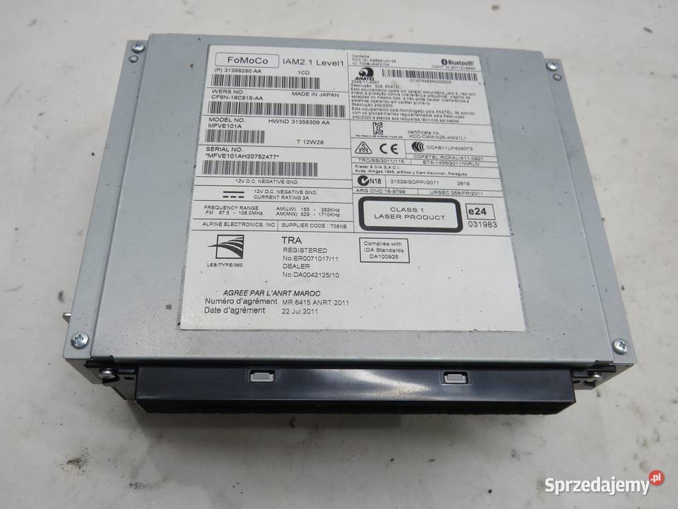 RADIO RADIOODTWARZACZ VOLVO S60 II V60 31358280