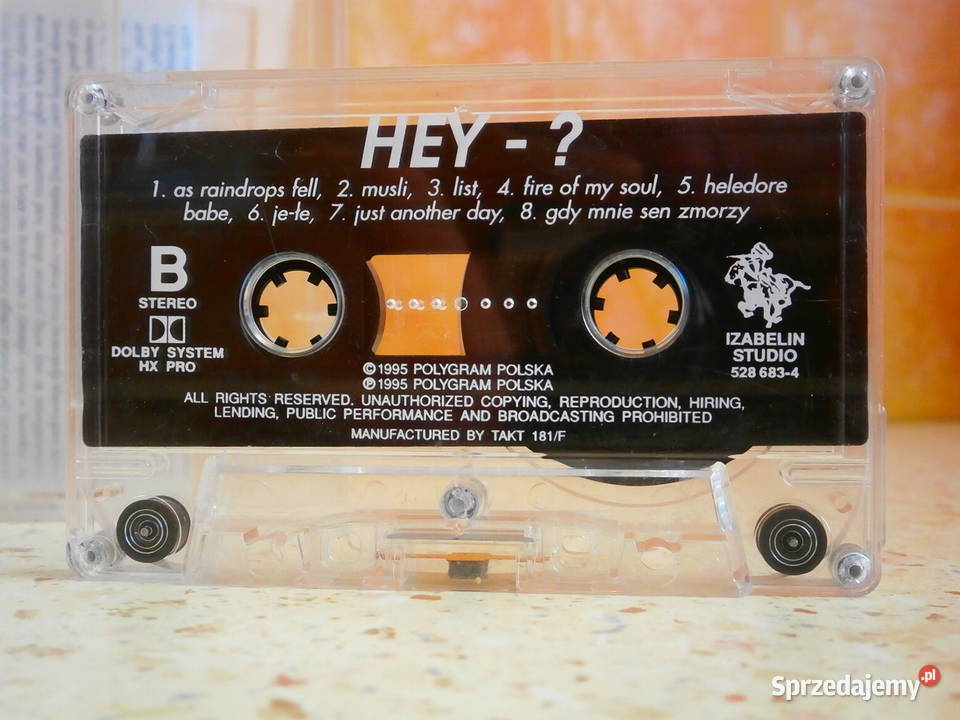 Kaseta audio Hey dobra kaseta Kultura i Rozrywka Łódź