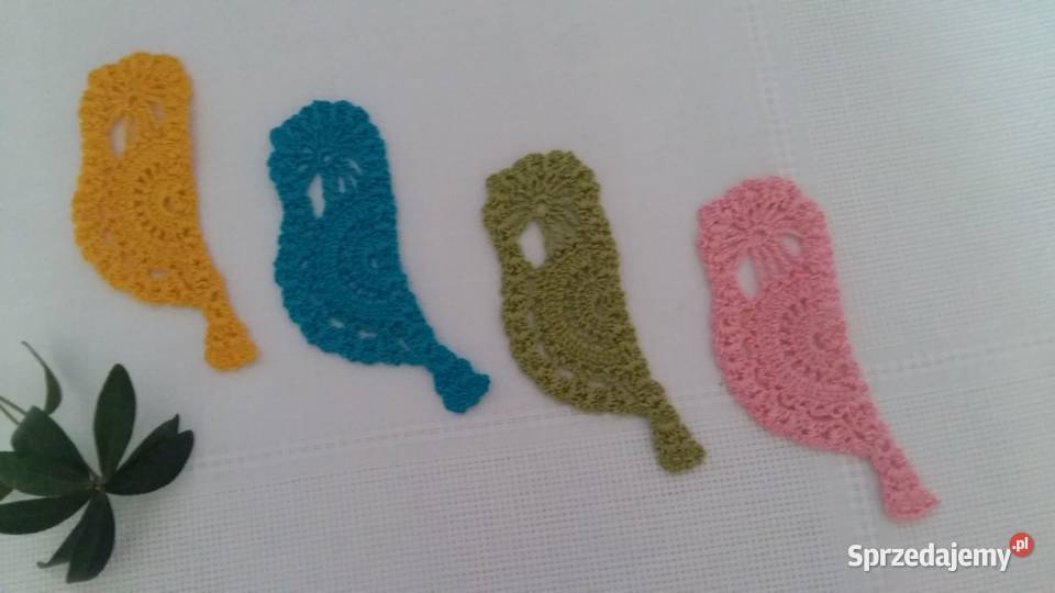 Ptaszki szydełkowe aplikacje Jaworzno