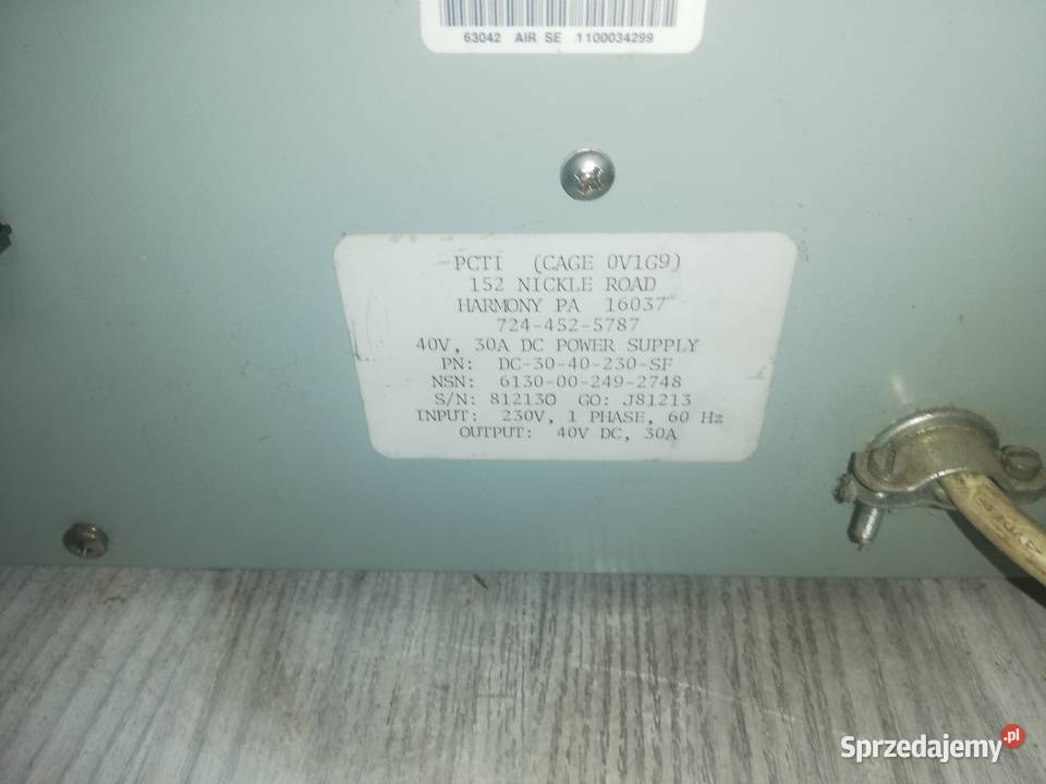 Zasilacz laboratoryjny 040V 030A Jelenia Góra sprzedam