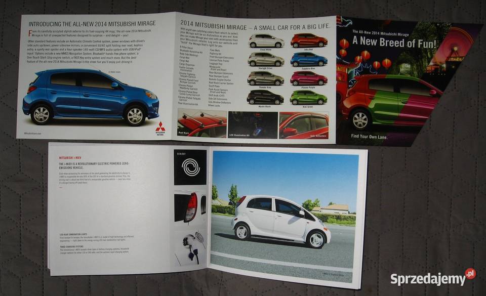 Mitsubishi 2014 Model Line Up Mitsubishi Mirage Pozostałe Kępice