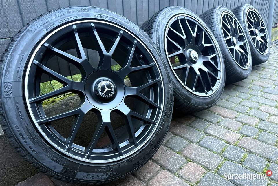 Zimowe 18 Mercedes W205 W117 felgi koła Komplet Lubasz