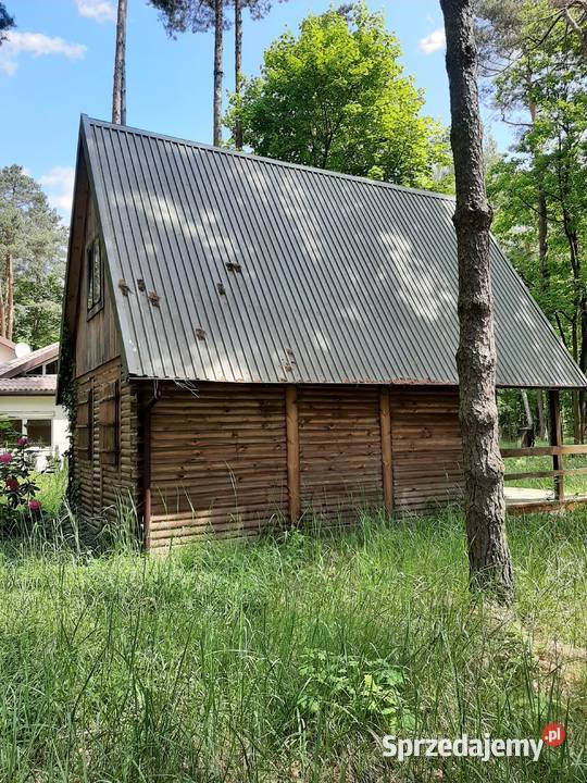 Domek drewniany letniskowy do przeniesienia Magdalenka sprzedam