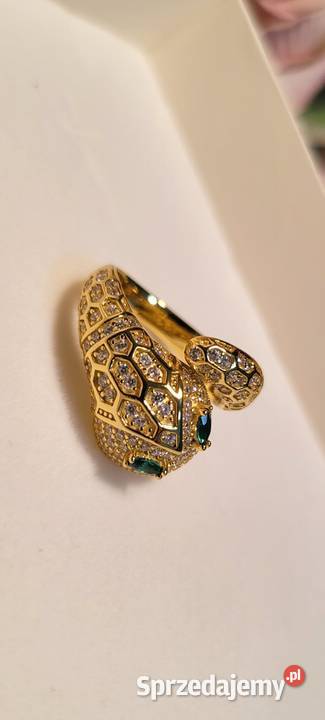 Pierścionek wąż ze srebra próby 925 Rachel Zoe z śląskie Bielsko-Biała