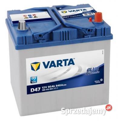Akumulator VARTA D47 60Ah 540A SOSNOWIEC
