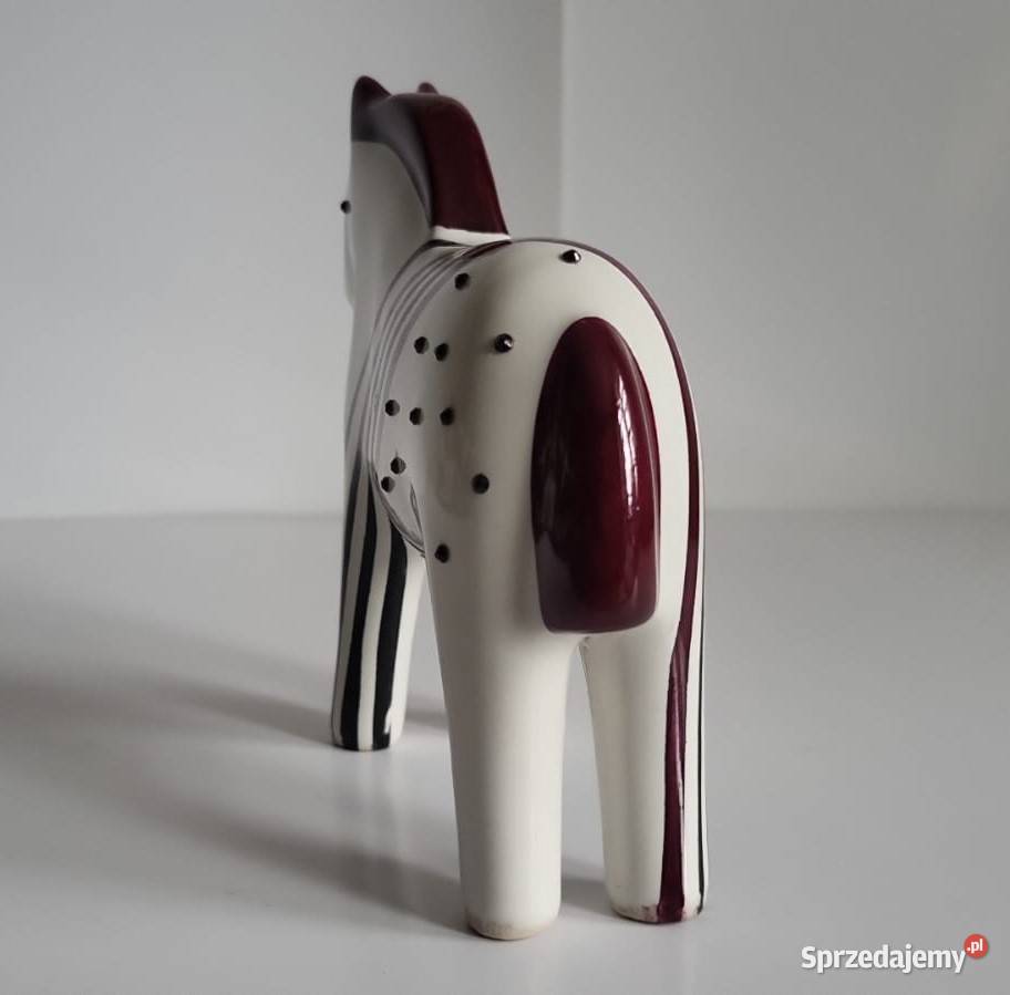 Koń Figurka Konik ceramiczny ręcznie malowany Sierakowice sprzedam