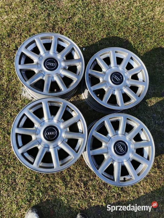Sprzedam alufelgi audi 80 Średnica 15" Samochodowe
