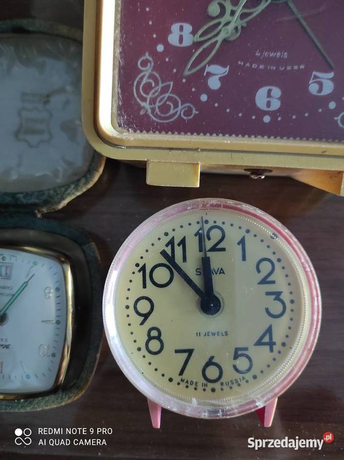 zegarek Bulova accutron pozłacany 3 budziki PRL sprzedam