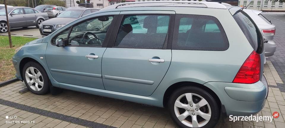 Peugeot 307SW BezwypadkowySkóry 7os skórzana tapicerka Motoryzacja Dąbrowa Tarnowska