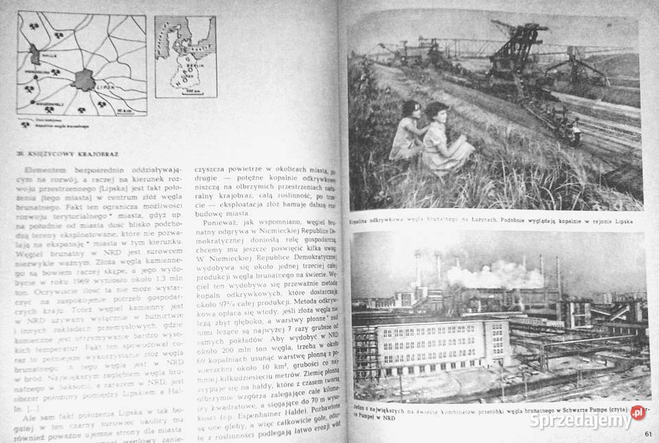 Na wielkim lądzie Wypisy geograficzne kl 7 I Rok wydania 1972 lubelskie Chełm