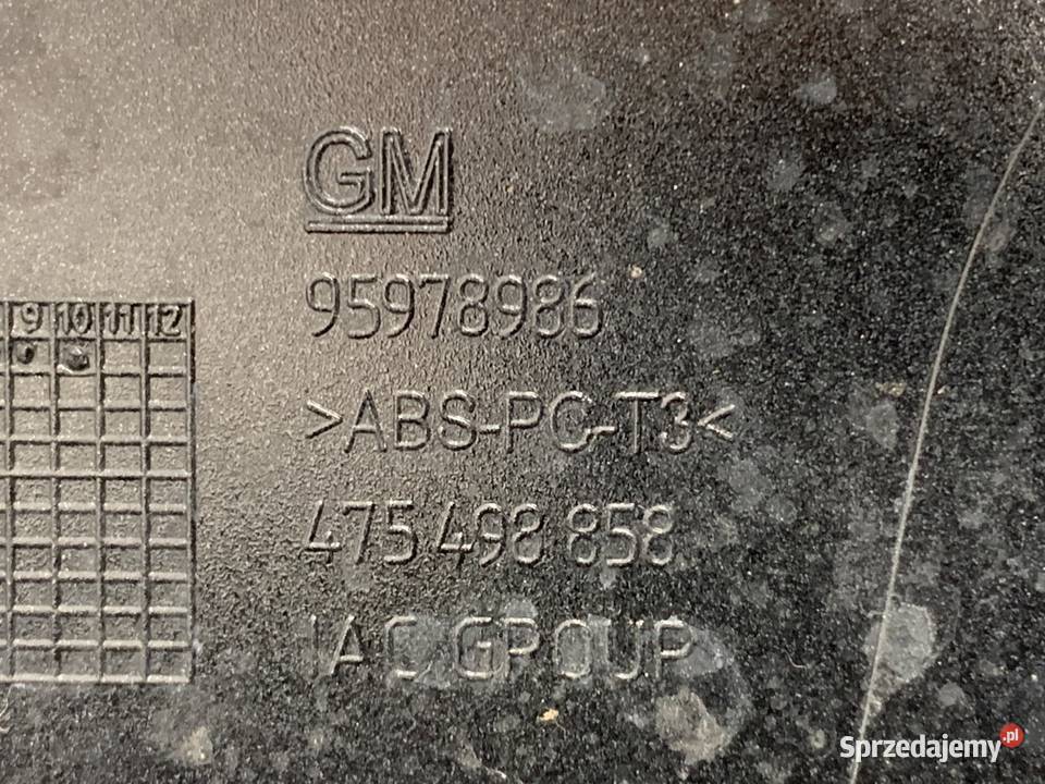 SPOILER TYŁ OPEL MOKKA Hatchback 95978986 Carbon