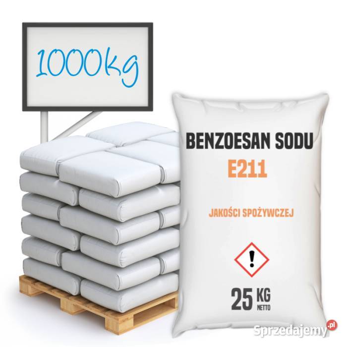 Benzoesan sodu E211 proszek 1000 jakości dolnośląskie