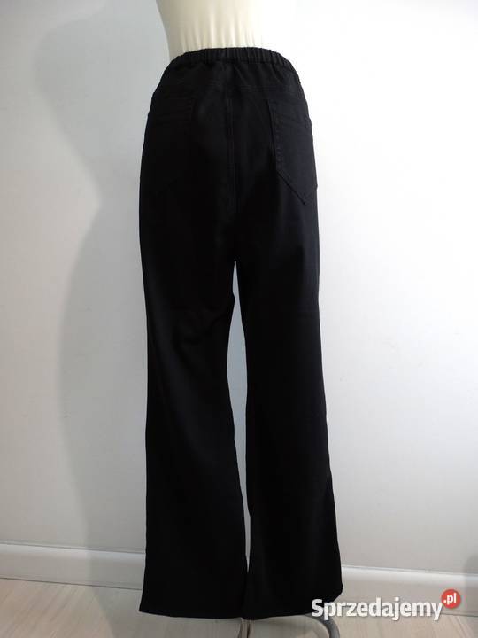 Spodnie Wide Leg Szerokie Nogawki Wysoki Stan Rozmiar 42(XL) Odzież damska Łomża sprzedam