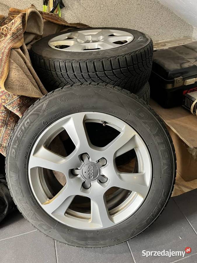 Koła alufelgi R16 z oponami zimowymi Audi śląskie Siemianowice Śląskie