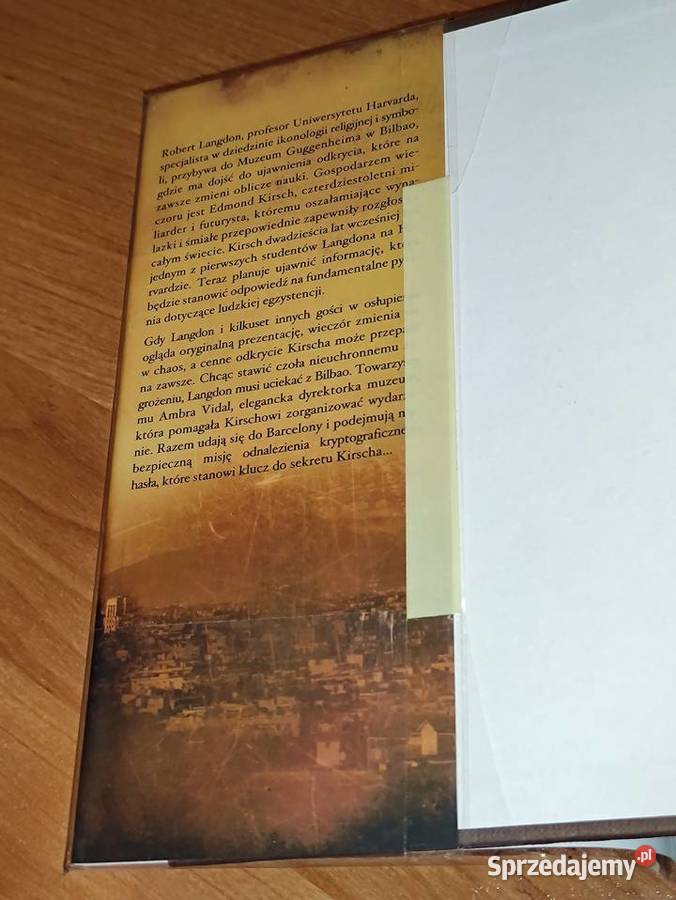 Dan Brown Początek ISBN 9788381101431 Ropczyce