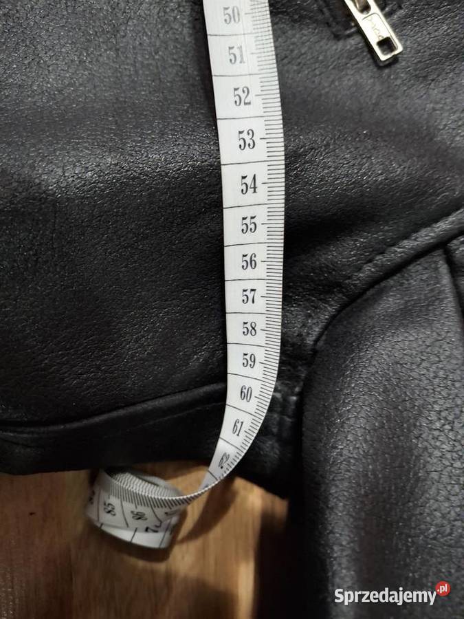 Kurtka RAMONEZ gruba skora czarny Żory