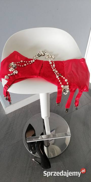 seksowny pas do pończoch czerwony Inna marka mazowieckie Warszawa