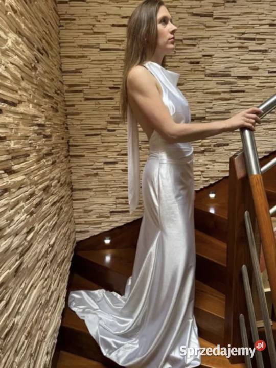 Zjawiskowa suknia ślubna wieczorowa nowa 68cm Olsztyn