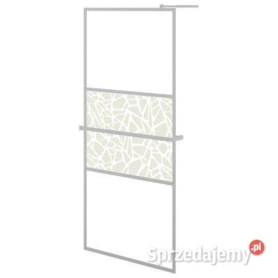 Ścianka prysznicowa z półką chrom 80x195 ESG i