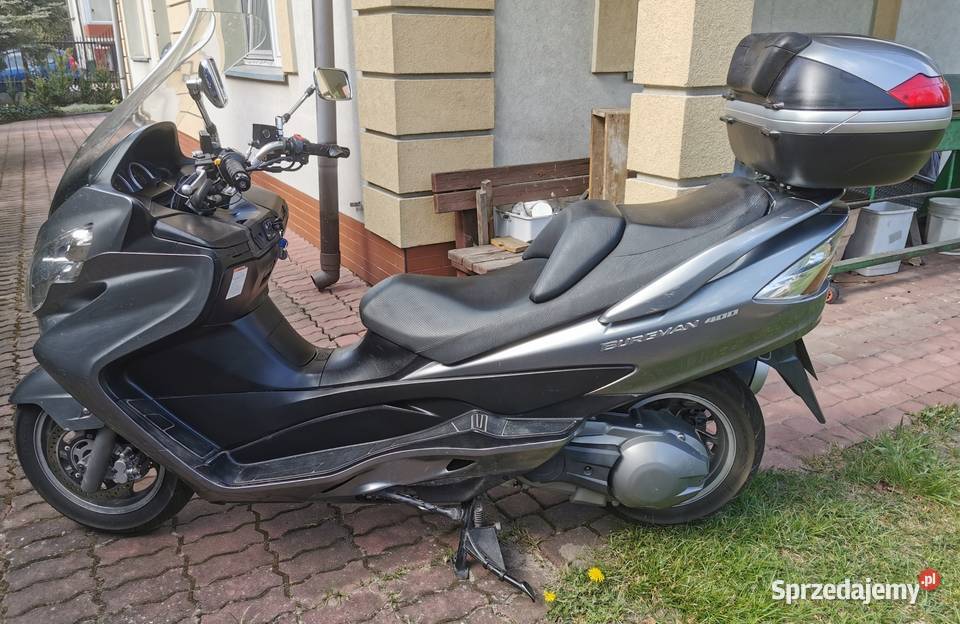 Burgman AN 400 K7 2007r z kufrem centralnym Zielonka
