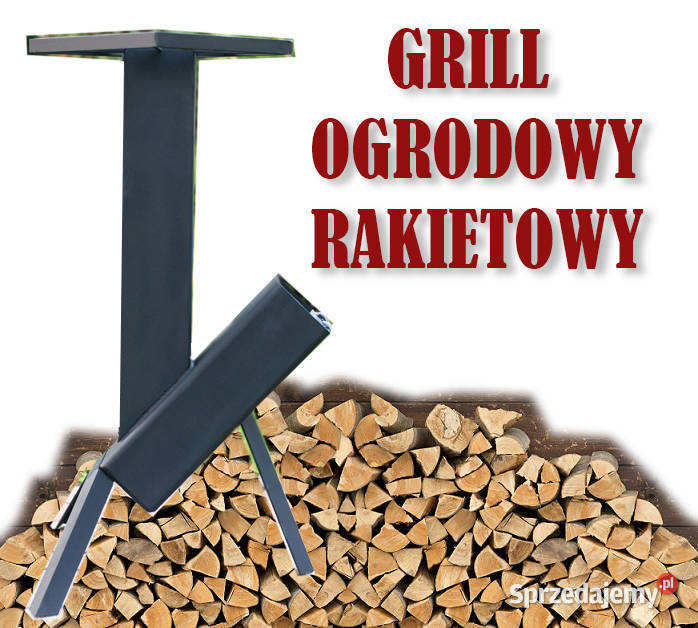 GRILL ogrodowy rakietowy piecyk turystyczny