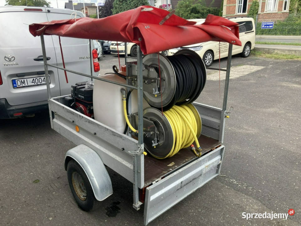 Fiat Ducato wuko na przyczepce kanalizacja Syców