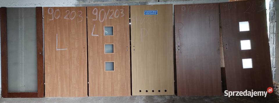 Drzwi wewnętrze 40 70 80 90 skrzydło futryną do kujawsko-pomorskie Czernikowo