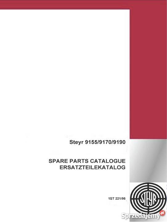 Katalog Steyr 9155 9170 9190 Szamotuły